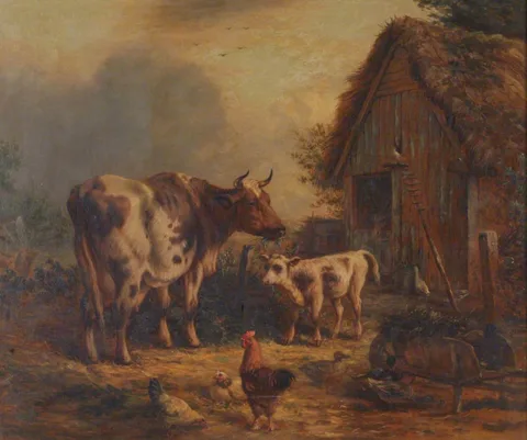 Henry Charles Bryant, Farmyard Scene