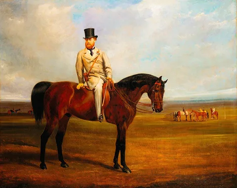 Henry Barraud, King Edward VII when Prince of Wales (1841-1910) on Horseback