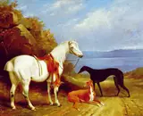 Henry Barraud, Untitled (The White Horse) Now thought to be "The Rabbit"