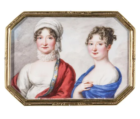 Franziska Schöpfer, Maria Amalia, Queen of Sachsen and daughter Princess Maria Augusta