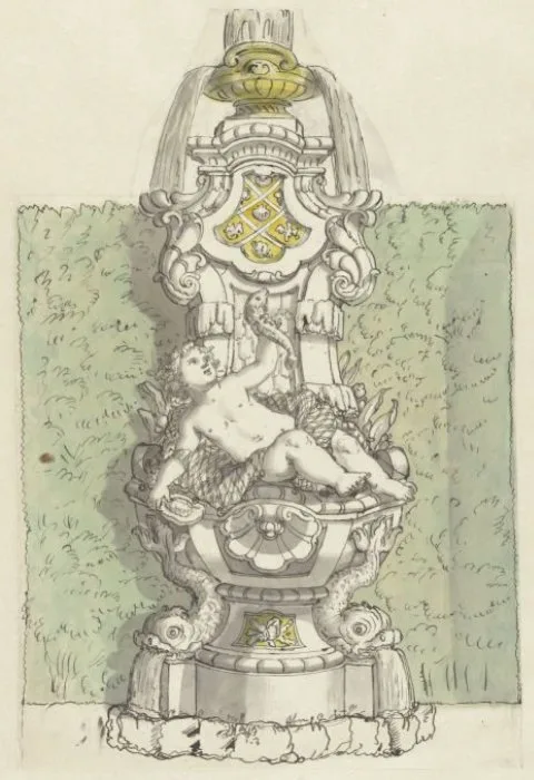 Daniël  Marot (II), Ontwerp voor een fontein