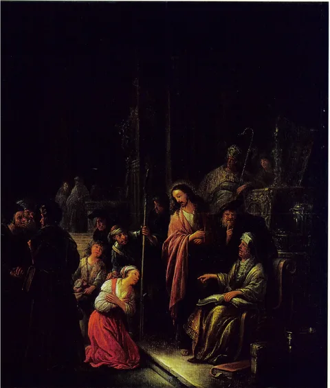 Gerrit de Wet, Christ and the Woman Taken in Adultery