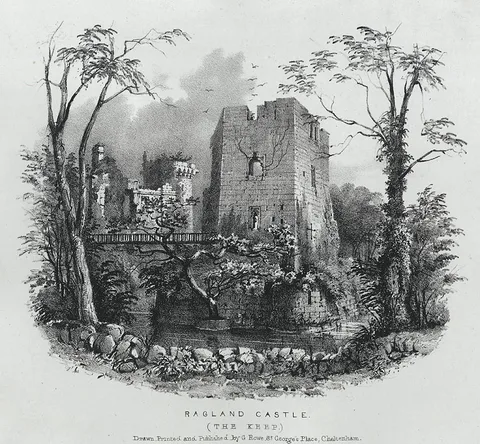 George Rowe, Ragland Castle. The Keep