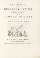 Giorgio Domenico Fossati, Raccolta di Varie Favole delineate ed incise in rame (Tome 4-6)