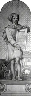 Edward Henry Wehnert, Ghiberti (1378–1455) (design for a mosaic in the Victoria and Albert Museum)