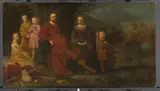 Dirck Bleker, Lucas de Clercq (ca. 1593-1652)  and his family at their summer home 'Clercq en Beeck'