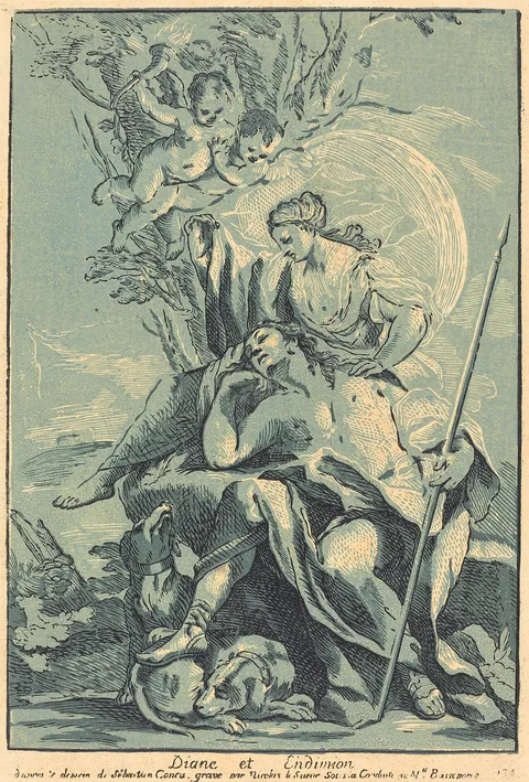 Nicolas Lesueur, Diana and Endymion