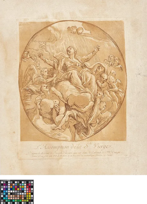 Nicolas Lesueur, Assumption of Mary after Giuseppe Passari