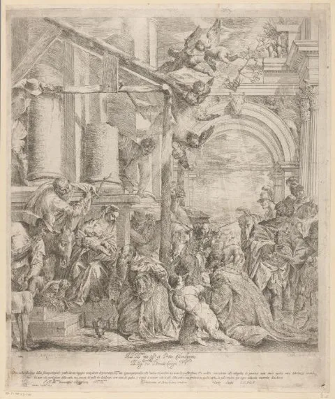 Carlo Sacchi, Aanbidding door de koningen