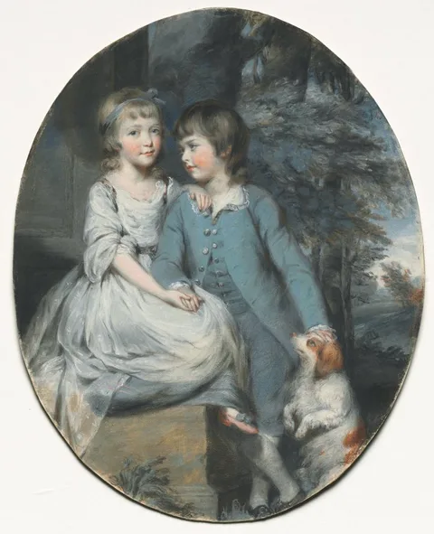 Daniel Gardner, Cropley Ashley-Cooper (Later 6th Earl of Shaftesbury) with His Sister Mary Anne Ashley-Cooper, Later Lady Sturt of Crichel