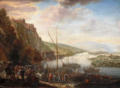 Barent van Kalraet, A River Landscape