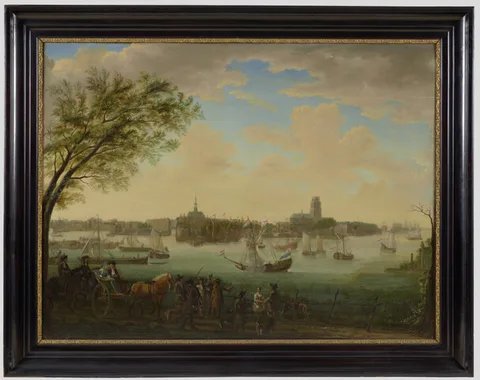 Barent van Kalraet, Visit of Prince William III of Orange to Dordrecht in 1672 (?)