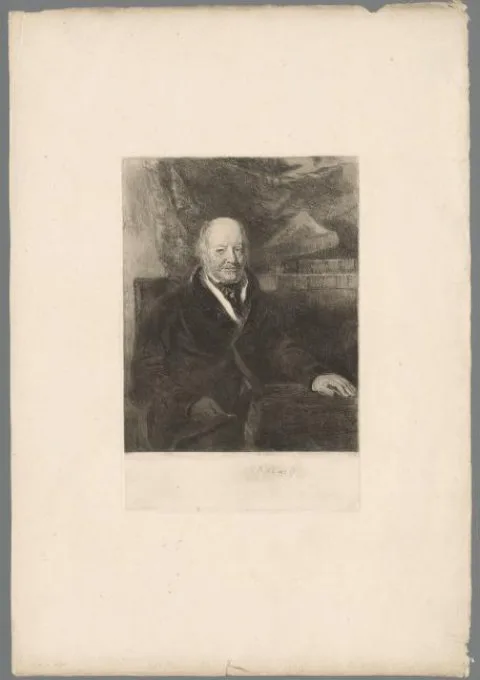Andrew Geddes, Portret van Molesworth Phillips