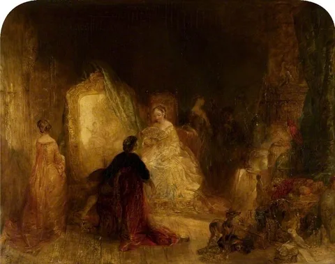 Alfred Woolmer, Watteau in His Studio