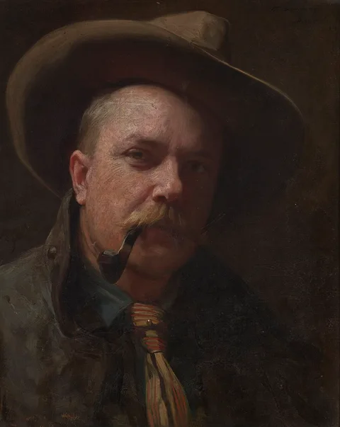 Damazy Kotowski, Self-Portrait in a Hat