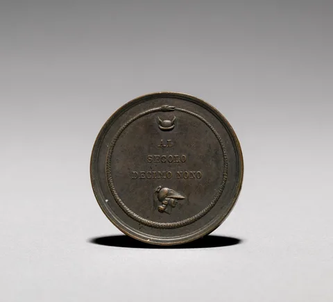 Francesco Puttinati, Medal: Antonio Canova (reverse)