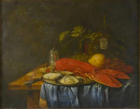 G. van Deynum, Still life with lobster