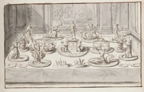 Pierre Paul Sevin, Bankettbord med trionfi för kardinal Leopold av Medici