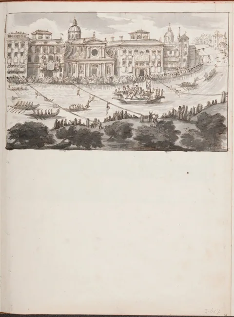 Pierre Paul Sevin, Festen i San Rocco i Rom 1668