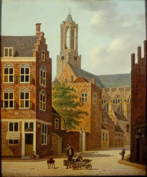 Hendrik van Oort, De Pausdam and Achter de Dom in Utrecht