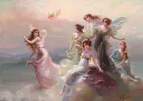 Édouard Bisson, The dance of the nymphs
