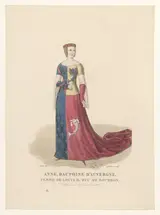 Louis-Marie Lanté, Anne, Dauphine d'Auvergne, femme de Louis II, duc de Bourbon : Mariée en 1317 - morte en 1416 BOYER 413