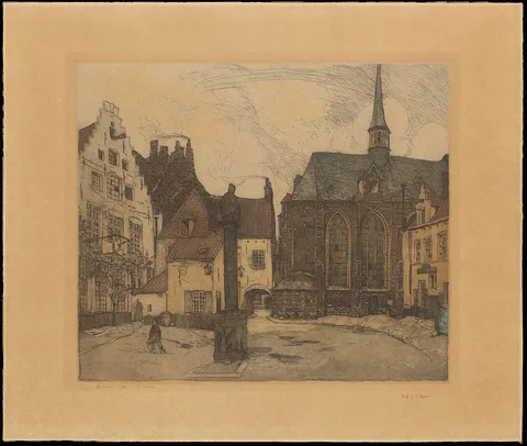 Marten Van der Loo, Het Sint-Nicolaasplein, Antwerpen