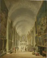 Jacques-Albert Senave, Copyist in a gallery of the Louvre