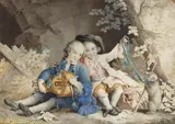 Jacques-Albert Senave, Hurdy-gurdy player and performer with a marmot