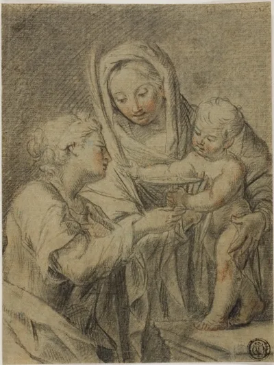 Giovanni Girolamo Bonesi, Virgin and Child with Saint Lucy