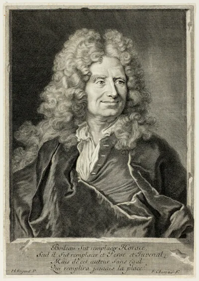 François Chéreau, Portrait of Nicolas Boileau Despréaux