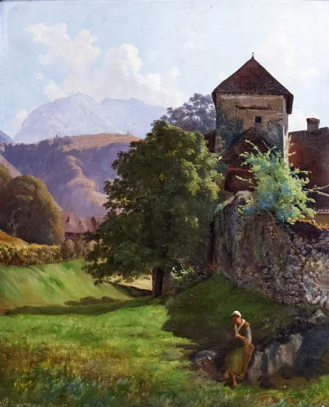 Firmin Salabert, Ancienne abbaye des Bénédictins de Talloires - Firmin Salabert - Musée des Beaux-Arts de Gaillac