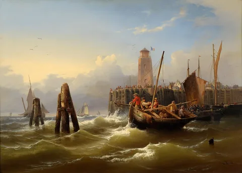 Eduard Schmidt, Port of Dunkrik