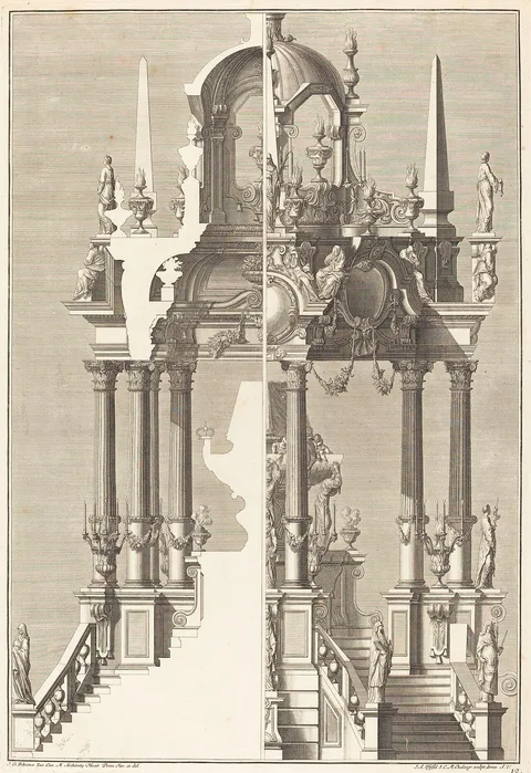 Johann Andreas Pfeffel, Catafalque