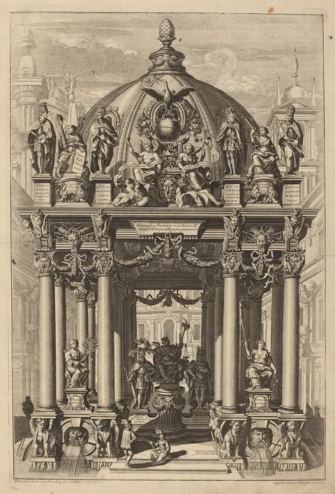 Johann Andreas Pfeffel, Triumphal Arch for Lotharius II