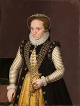 Gillis Claeissens, Portrait of an unknown French Noblewoman