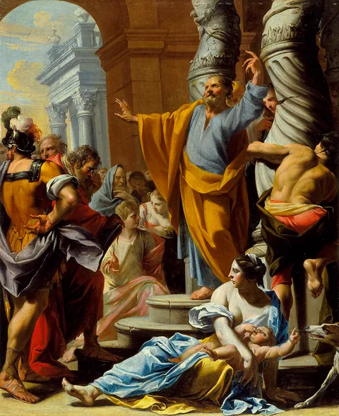 Charles Poerson, St. Peter Preaching in Jerusalem