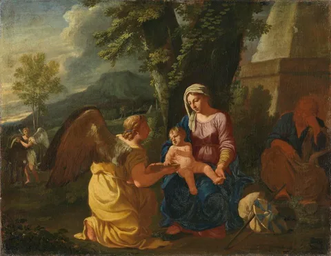 Charles Poerson, The Flight into Egypt
