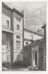 Adolphe Martial-Potémont, Rue St. Lazare 56, Maison de Paul Delaroche et Horace Vernet