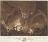 Josef Fischer, Boating Party in an Underground Cave