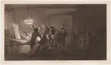 Josef Fischer, Evening Gathering in the Palais Fries