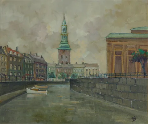 Willy Bille, The Thorvaldsen Museum at Frederiksholms Kanal, Copenhagen.