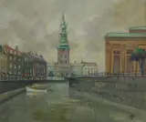 Willy Bille, The Thorvaldsen Museum at Frederiksholms Kanal, Copenhagen.
