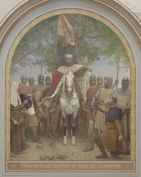 George Sturm, William the Good sentencing the bailiff of Kennemerland
