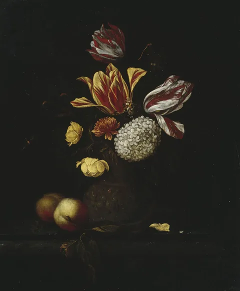 Johannes Borman, Still life with flowers