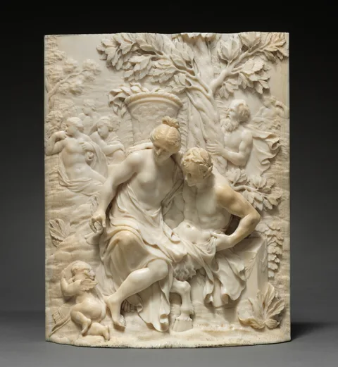 Ignaz Elhafen, Venus and a Satyr 