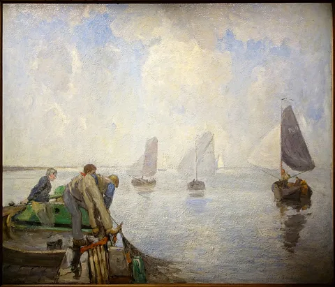 Richard Baseleer, Shrimpers on the Lower Scheldt