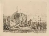 Henri Adolphe Schaep, Soldaten bij een kustbatterij