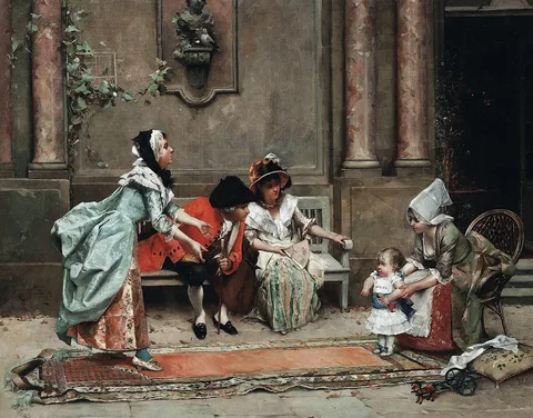 Auguste Émile Pinchart, First steps