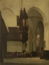 Bernard Neyt, Church Interior, Amsterdam